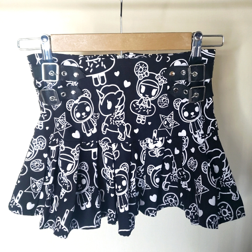 XXS Black Tokidoki Mini Skirt